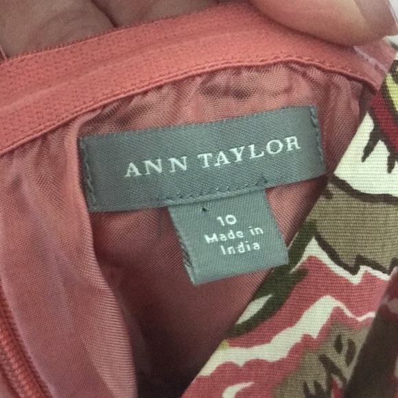 Ann Taylor Boho Floral Halter Dress Size 10 - Picture 7 of 11